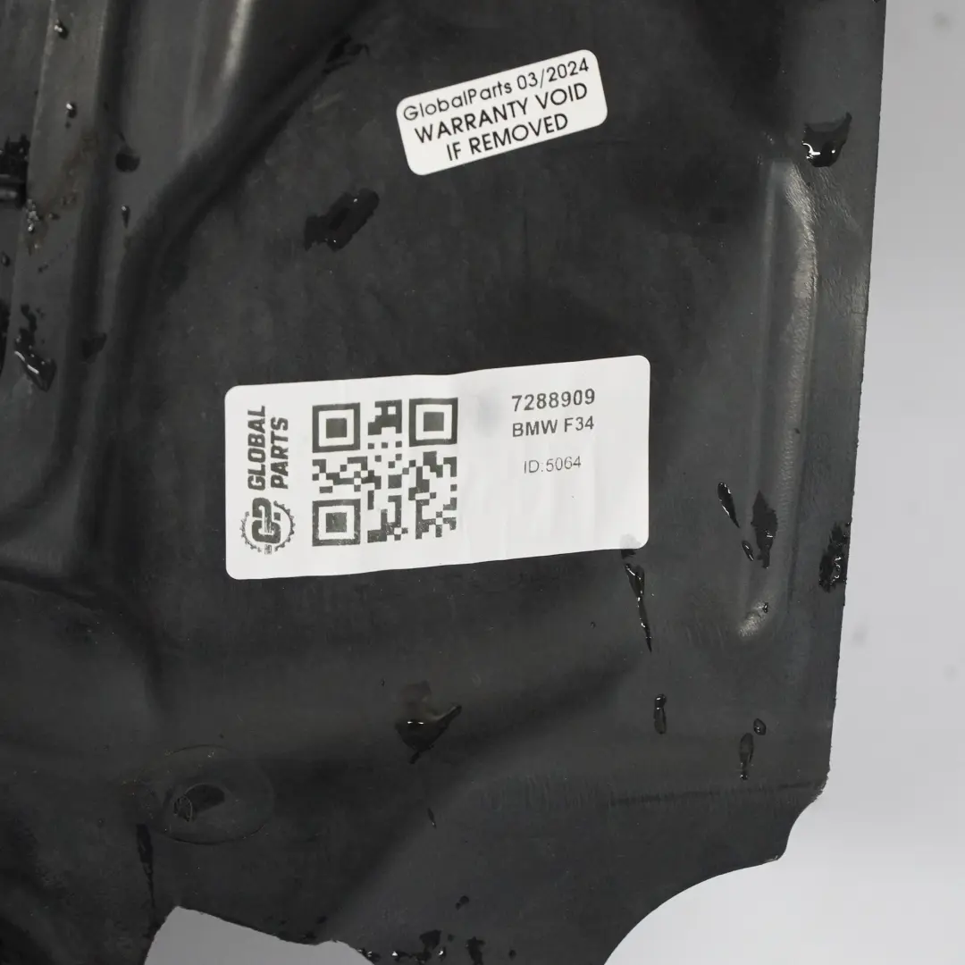 BMW F34 GT Osłona Nadkola Przód Lewa Przednia Połowa - SKU 7288909 - Numer Części 7288909