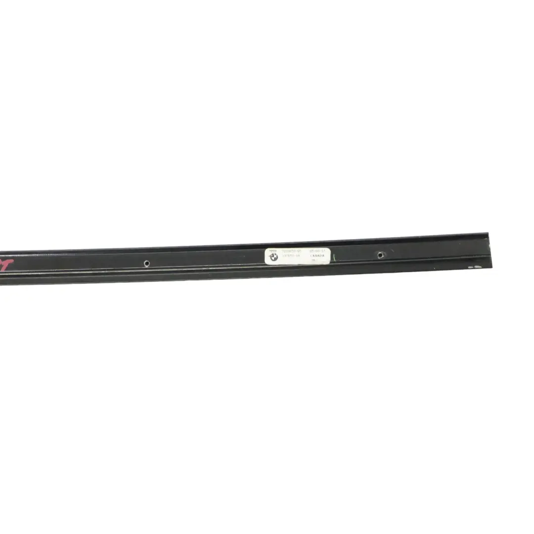 BMW X5 F15 Window Guide Rear Right O/S Web Cover Trim Strip High Gloss - SKU 7289658 - Part number 7289658