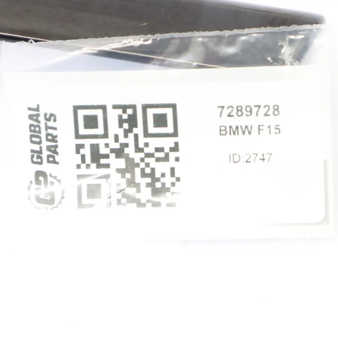 Cuarto de Cristal Ventana Moldura Moldura Trasera Derecha Alto Brillo para BMW X5 F15 con número de pieza 7289728 BMW X5 F15 Cuarto de Cristal Ventana Moldura Moldura Trasera Derecha Alto Brillo - SKU 7289728 - Número de pieza 7289728