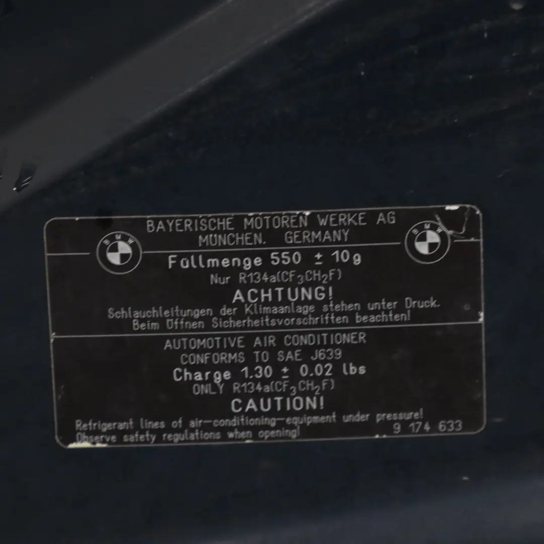BMW F20 F21 F22 Maska Pokrywa Silnika Tiefseeblau Deep Sea Blue - A76 - SKU 7290942-DSB - Numer Części 7290942