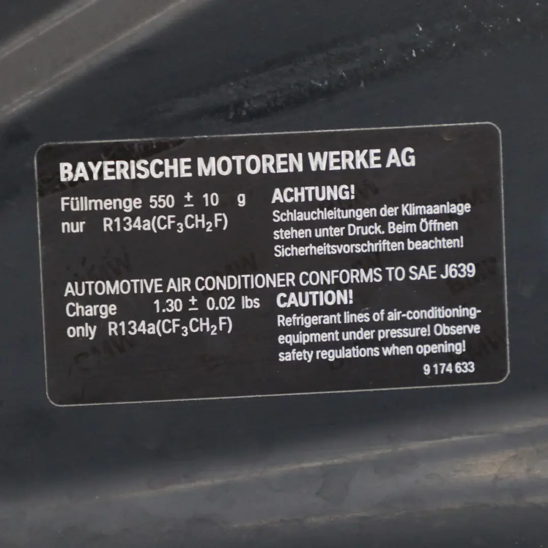 BMW F30 F31 F32 Hood Bonnet Cover Panel Schwarz 2 Black - 668 - SKU 7290944-SCH1 - Part number 7290944