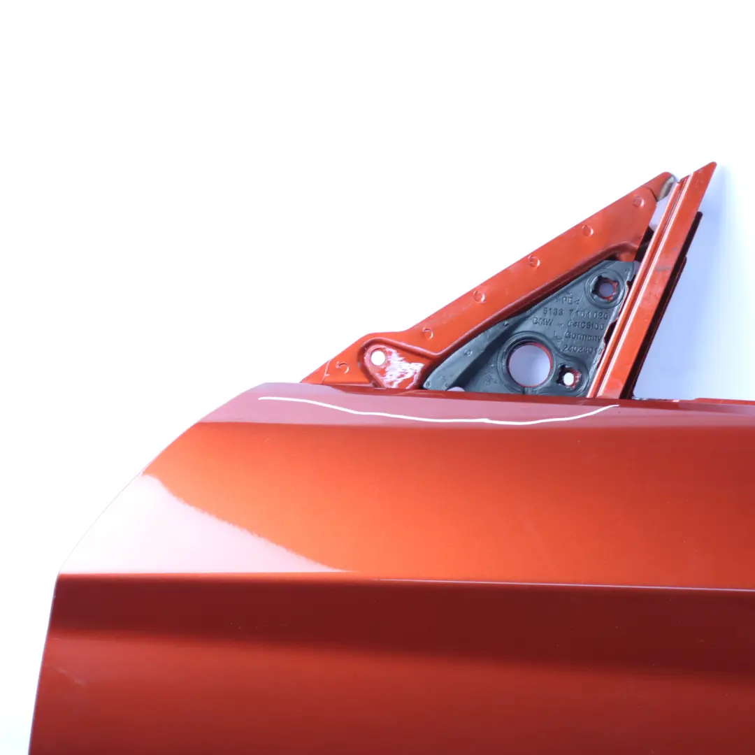 BMW F21 F22 Door Front Left N/S Sunset Orange Metallic - C1X - SKU 7298043-SOR - Part number 7298043