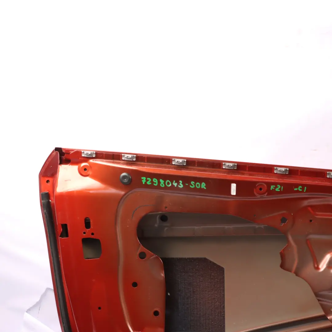 Door Front Left N/S Sunset Orange Metallic - C1X to BMW F21 F22 with Part number 7298043 BMW F21 F22 Door Front Left N/S Sunset Orange Metallic - C1X - SKU 7298043-SOR - Part number 7298043
