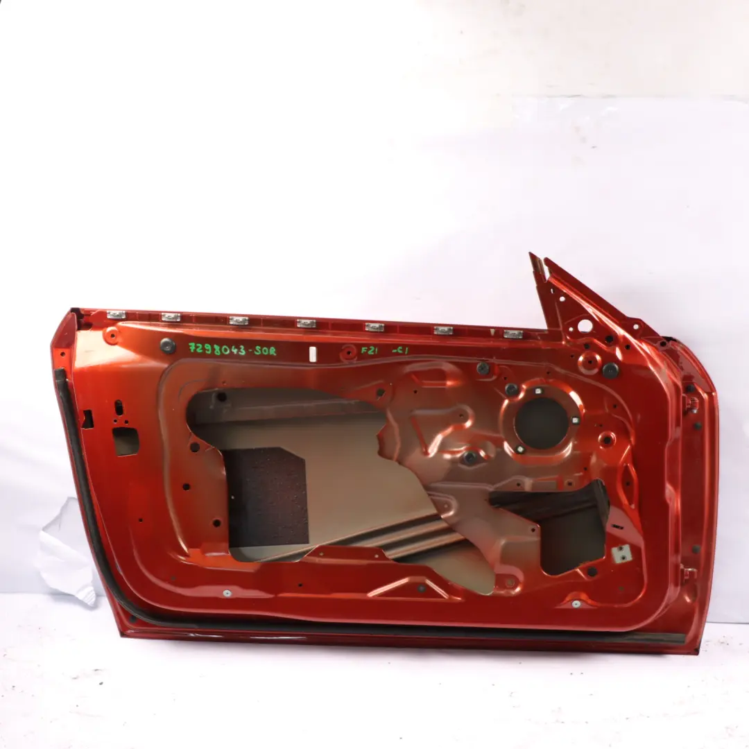 BMW F21 F22 Door Front Left N/S Sunset Orange Metallic - C1X - SKU 7298043-SOR - Part number 7298043