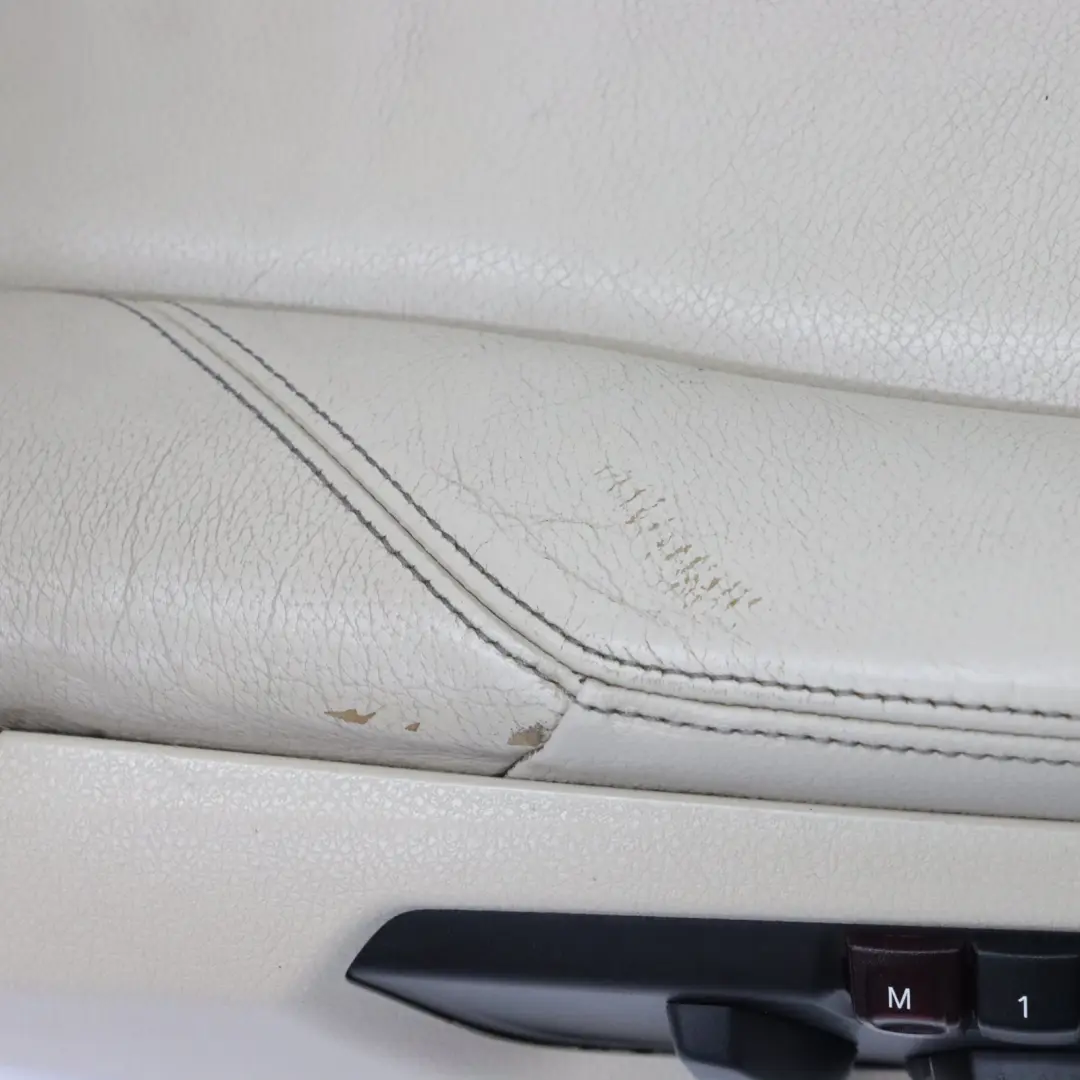 BMW F30 F31 Front Right Sport Seat O/S Backrest Cover Leder Dakota Oyster - SKU rhd-7303716-1 - Part number 7303716