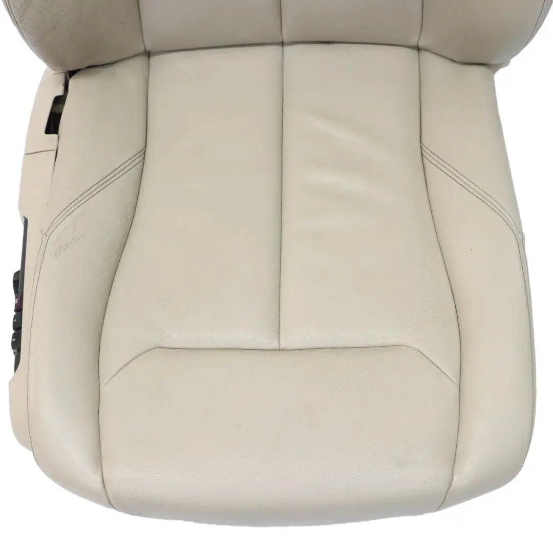 BMW F30 F31 Front Right Sport Seat O/S Backrest Cover Leder Dakota Oyster - SKU rhd-7303716-1 - Part number 7303716
