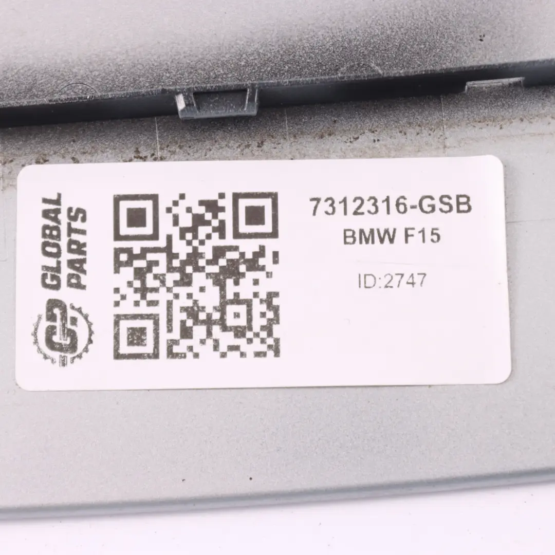 BMW X5 F15 Fill in Kraftstofftankdeckel Gletschersilber Metallic A83 - SKU 7312316-GSB - Teilenummer 7312316