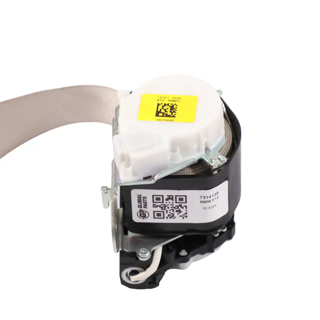  Cinturón Seguridad BMW F12 F13 Cinturón Superior Delantero Derecho - SKU 7314138 - Número de pieza 7314138
