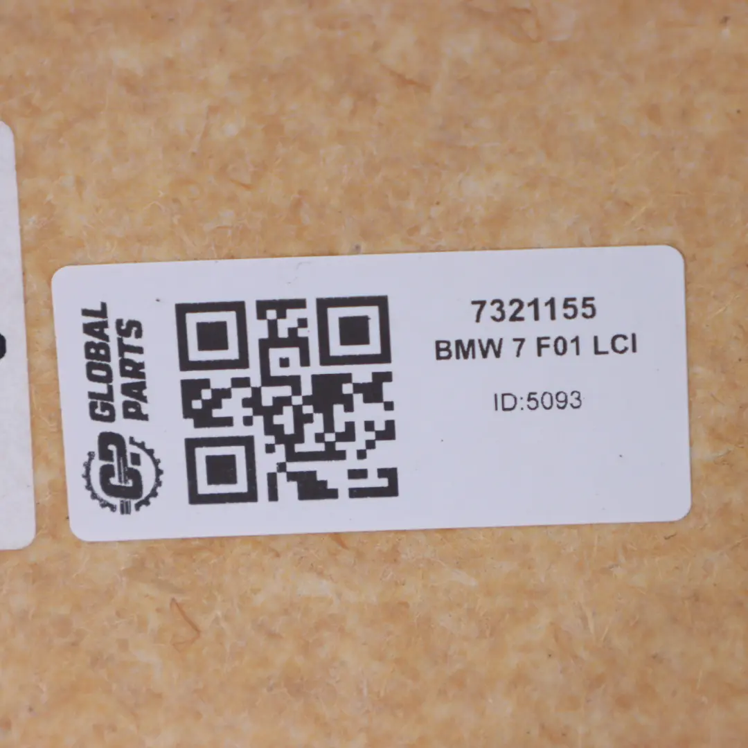 BMW F01 F03 LCI Pannello posteriore schienale sedile anteriore Elfenbein Weiss - SKU 7321155 - Numero di parte 7321155