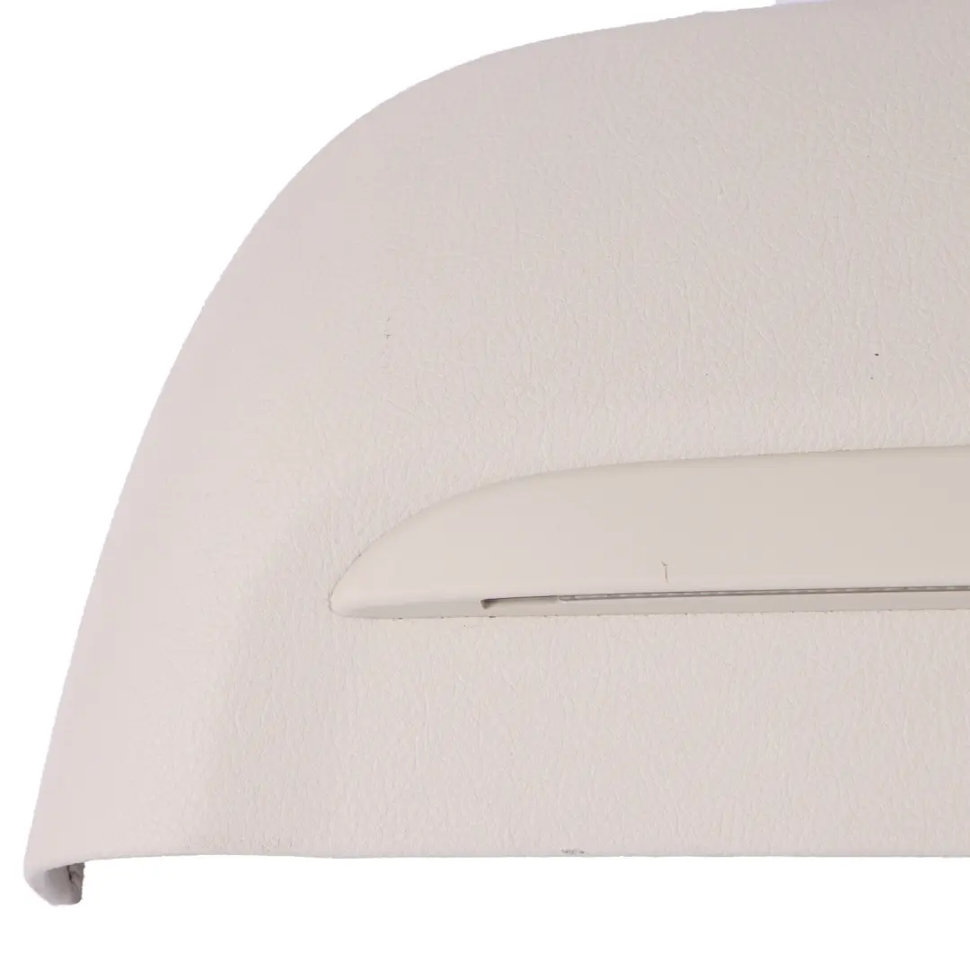 Panneau arrière de dossier de siège avant Elfenbein Weiss pour BMW F01 LCI à propos du numéro de pièce 7321155 BMW F01 LCI Panneau arrière de dossier de siège avant Elfenbein Weiss - SKU 7321155 - Numéro de pièce 7321155