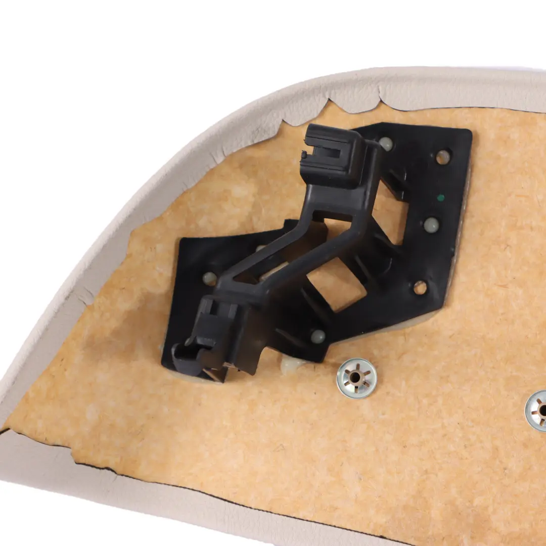 BMW F01 LCI Panel Tylny Oparcia Fotela Przedniego Elfenbein Weiss - SKU 7321155 - Numer Części 7321155