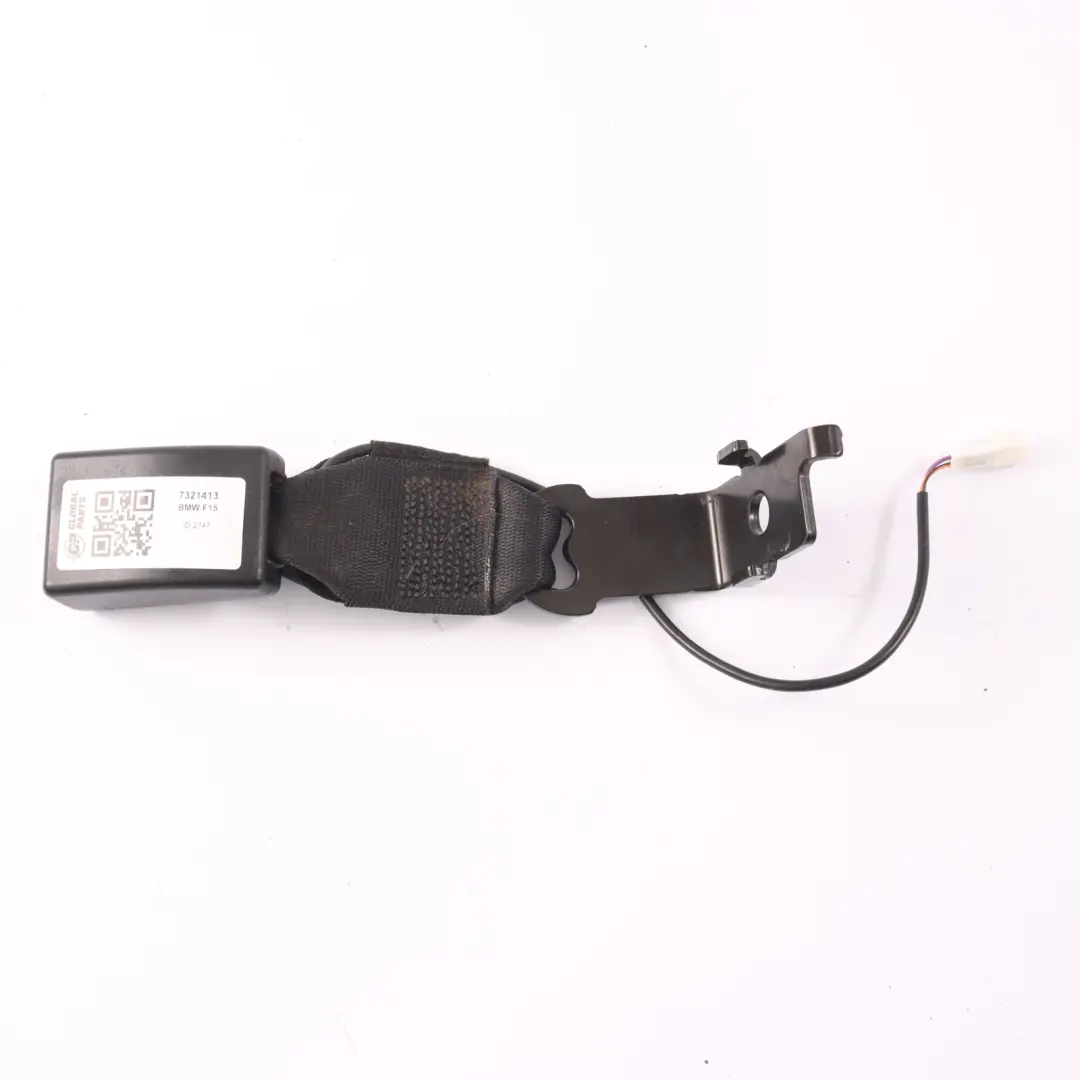 Zapinka Klamry Pasa Tylnego Środkowgo Czarna do BMW X5 F15 o numerze 7321413 BMW X5 F15 Zapinka Klamry Pasa Tylnego Środkowgo Czarna - SKU 7321413 - Numer Części 7321413