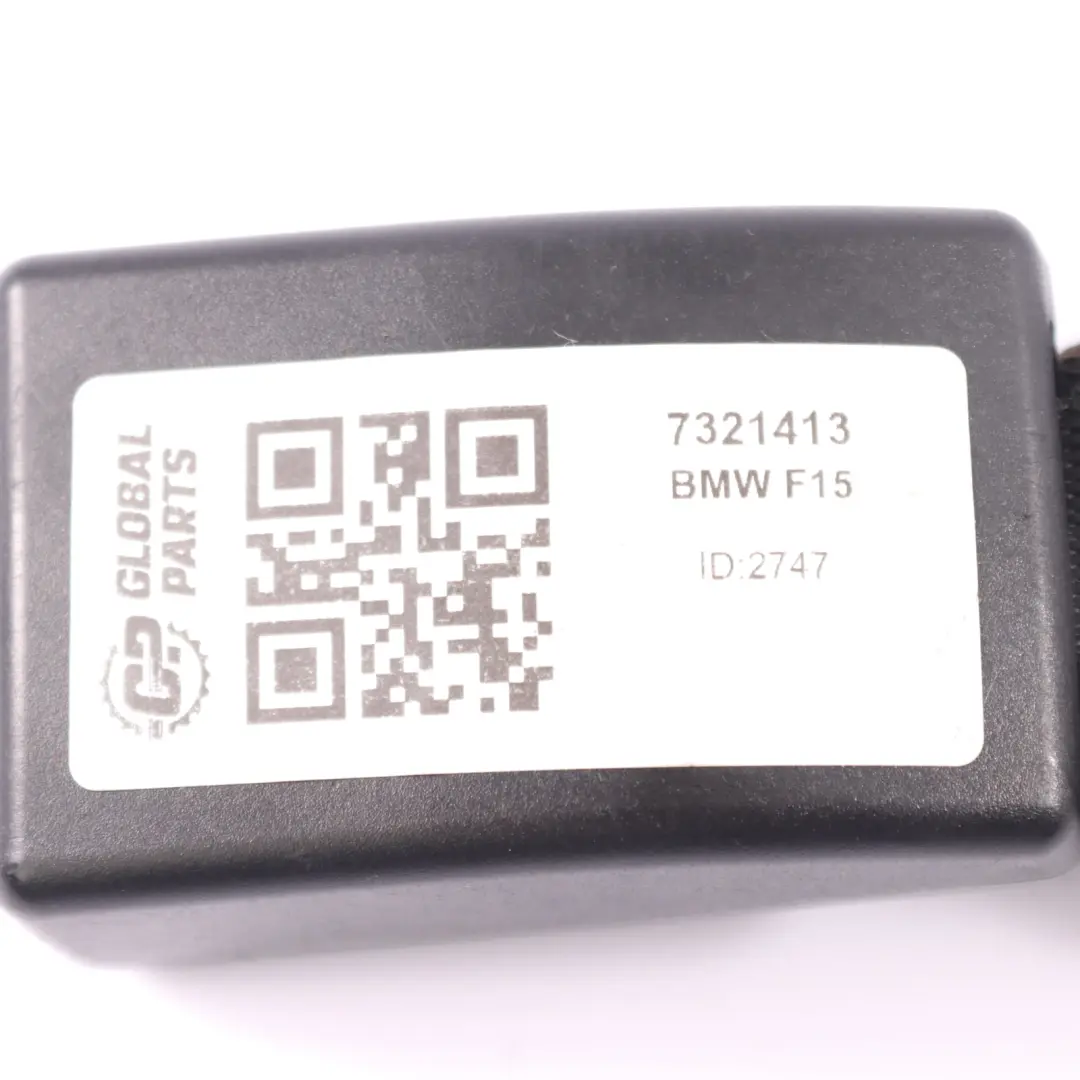 BMW X5 F15 Zapinka Klamry Pasa Tylnego Środkowgo Czarna - SKU 7321413 - Numer Części 7321413