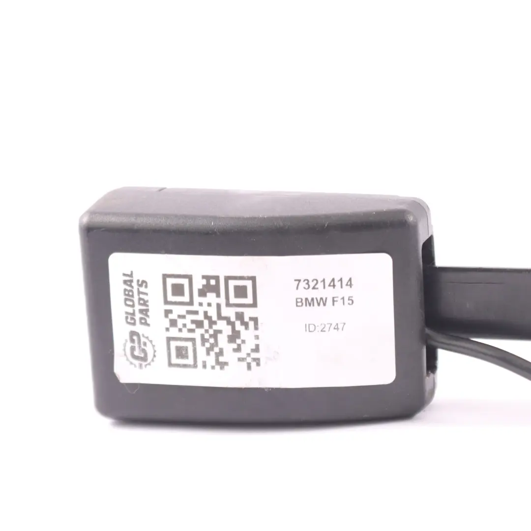  Loquet de ceinture BMW X5 F15 Boucle droit de siège arrière noire - SKU 7321414 - Numéro de pièce 7321414