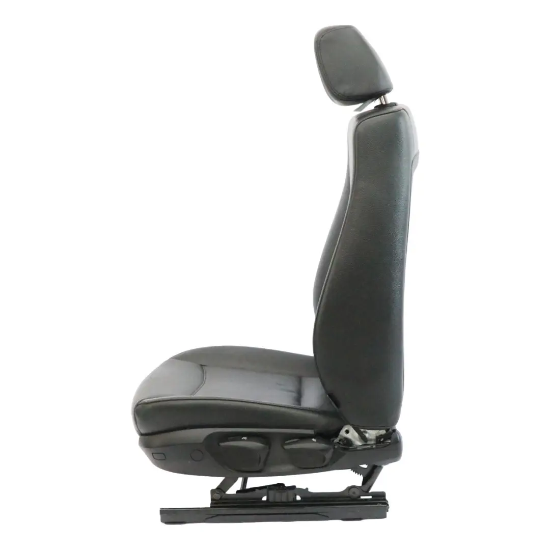 BMW X1 E84 Front Seat Left N/S Heated Leather Nevada Black Piping Gray Brown - SKU 7324173-2 - Part number 7324173