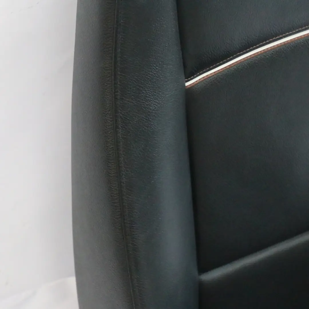BMW X1 E84 Vordersitz Links Beheizt Leder Nevada Schwarz Piping Grau Braun - SKU 7324173-2 - Teilenummer 7324173