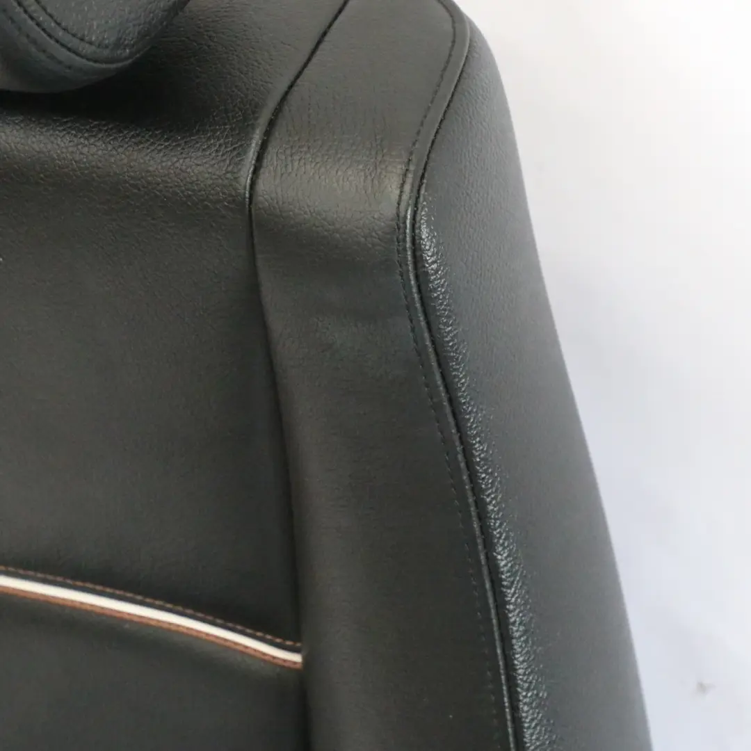 BMW X1 E84 Siège Avant Gauche Cuir Chauffant Nevada Piping Noir Gris Marron - SKU 7324173-2 - Numéro de pièce 7324173