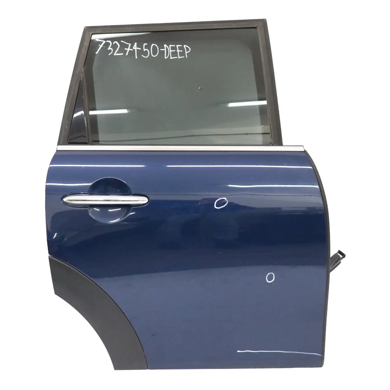 Mini F55 Door Rear Right O/S Covering Panel Deep Blue Metallic - B69