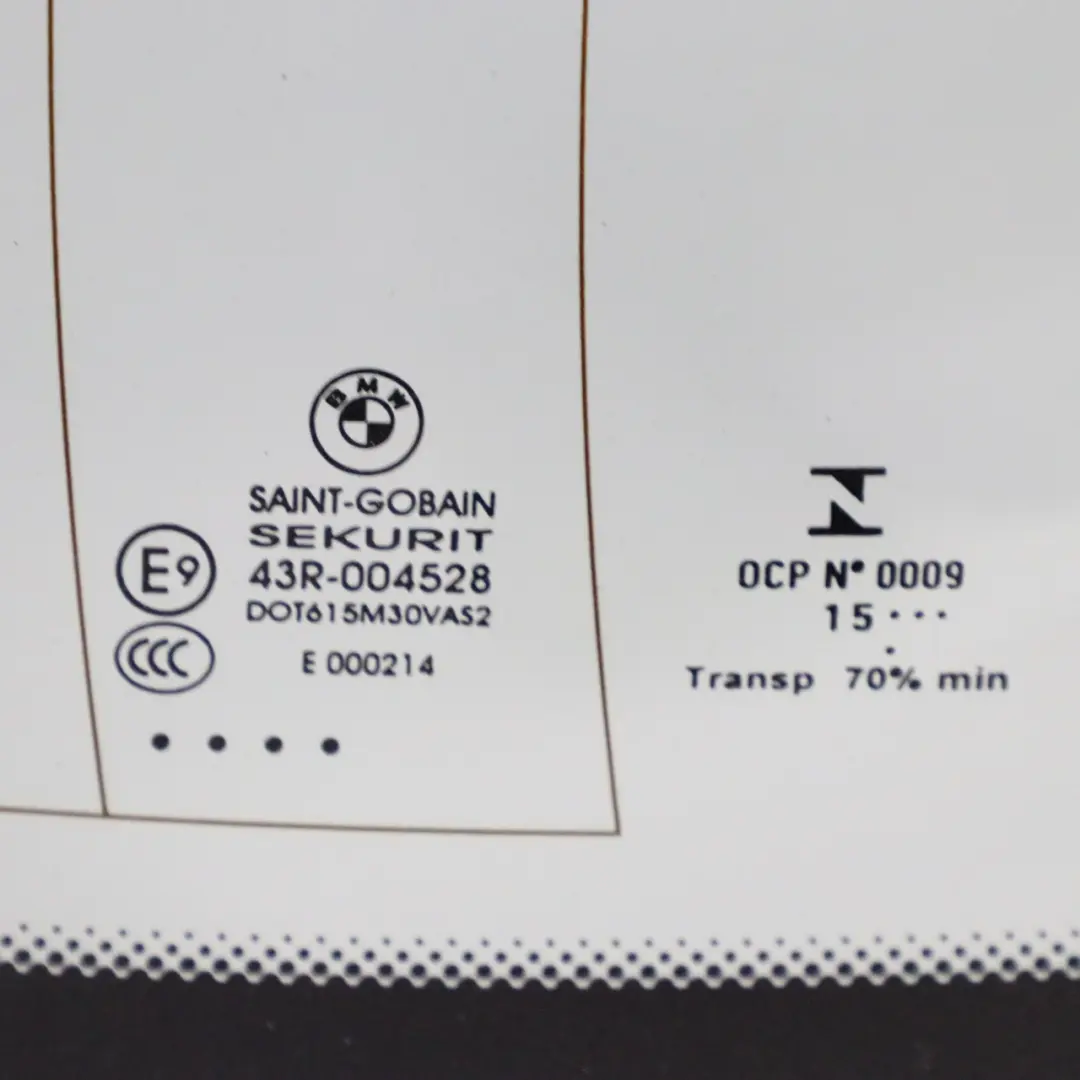 BMW X3 F25 Vitrage Arrière du Couvercle Coffre du Hayon AS2 - SKU 7329452-1 - Numéro de pièce 7329452