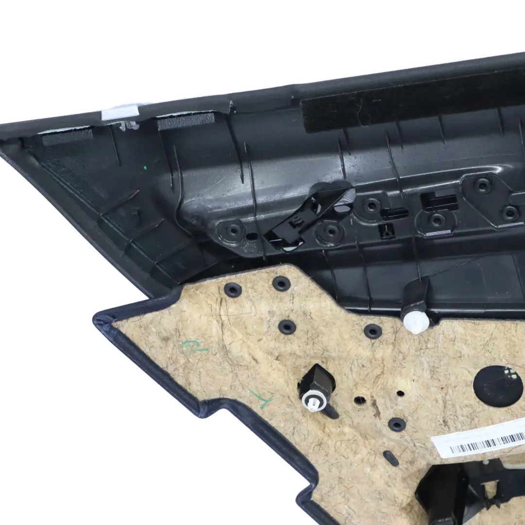 BMW F01 LCI Boczek Osłona Drzwi Prawy Tylny Biała Skóra - SKU 7332906 - Numer Części 7332906