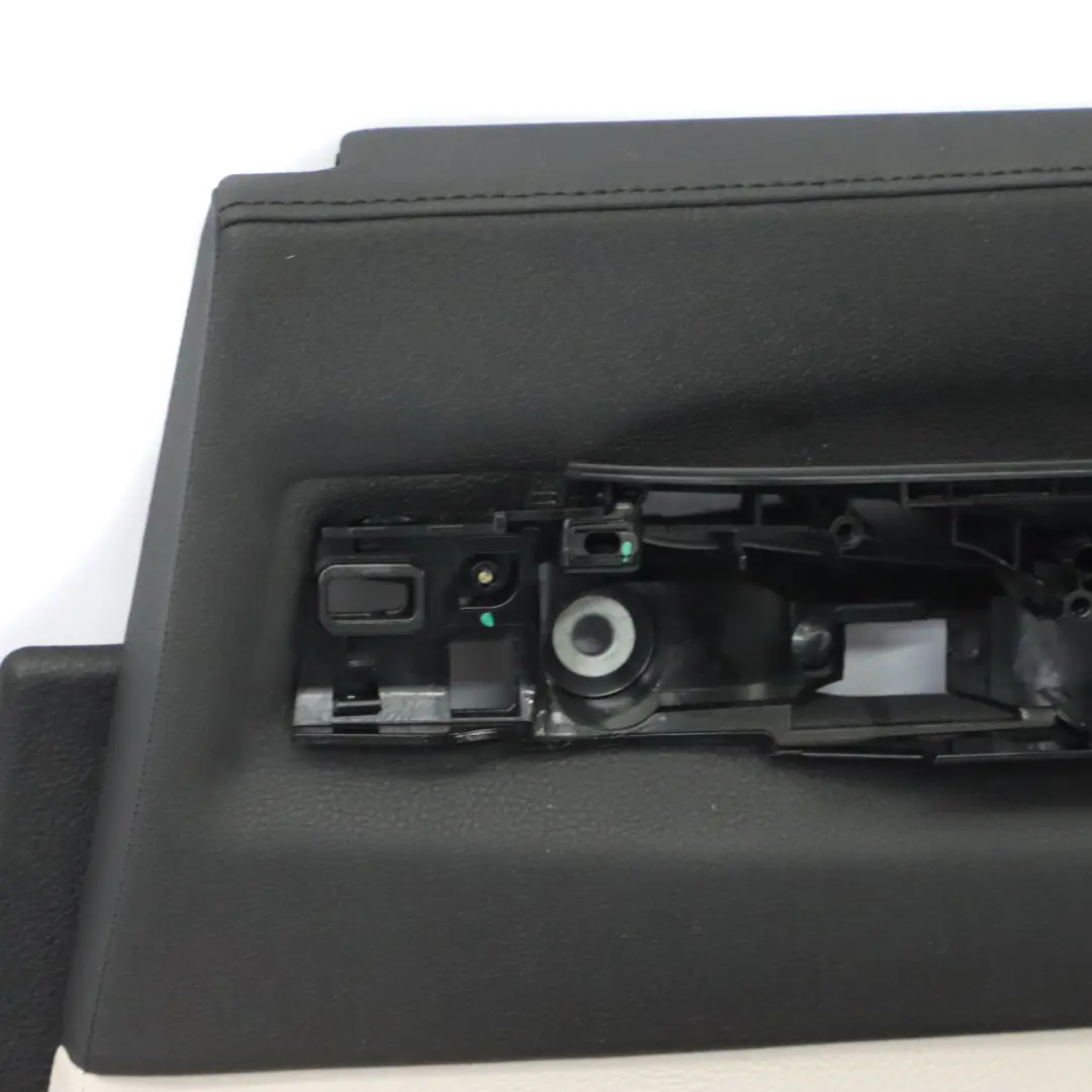 BMW F01 LCI Panneau de garniture arrière droit Carte en cuir Dakota Blanc - SKU 7332906 - Numéro de pièce 7332906
