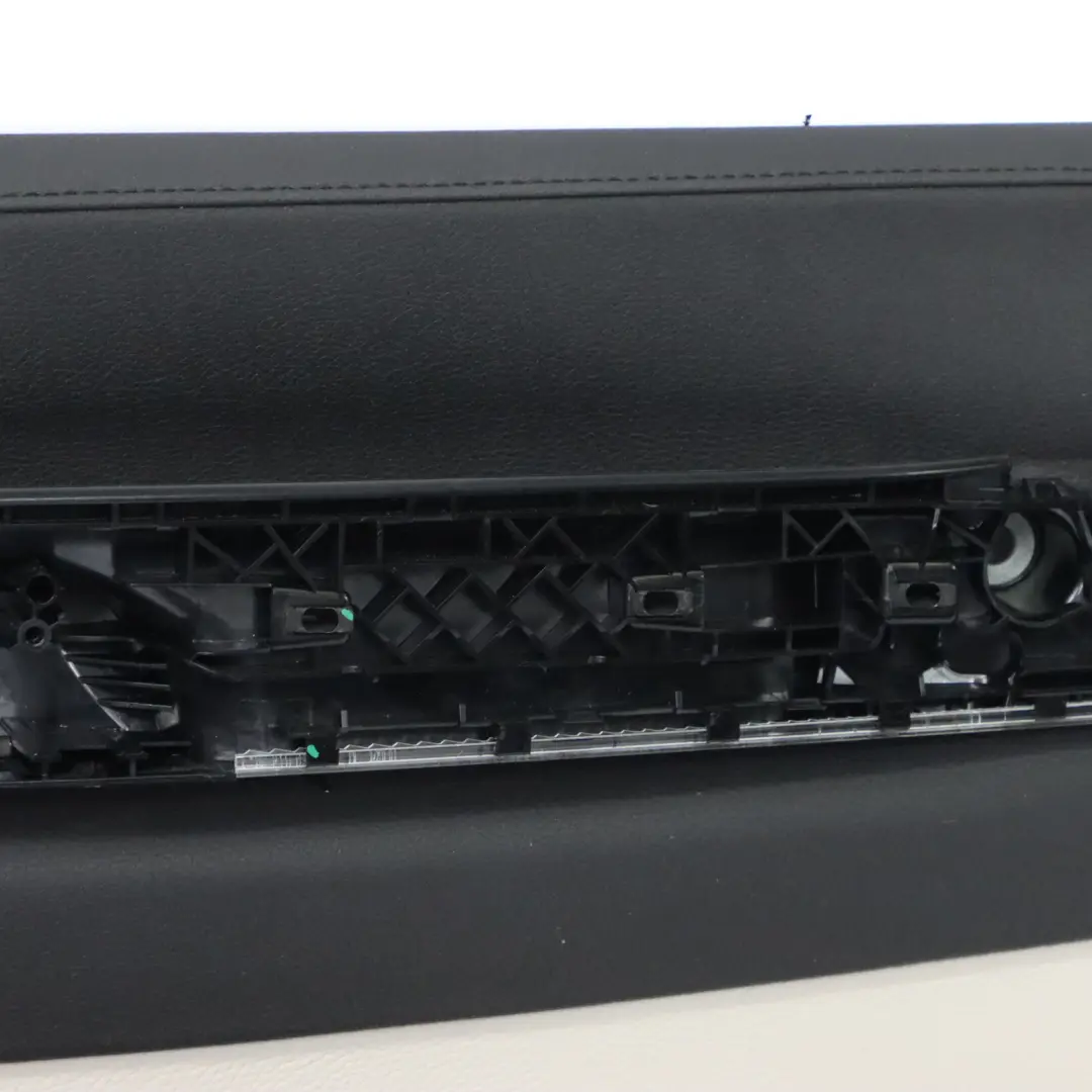 BMW F01 LCI Trasera Derecha Embellecedor Panel Puerta Tarjeta Cuero Blanco - SKU 7332906 - Número de pieza 7332906