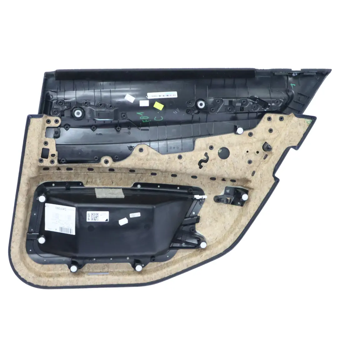 BMW F01 LCI Panneau de garniture arrière gauche Carte de porte Cuir Blanc - SKU 7332905 - Numéro de pièce 7332905