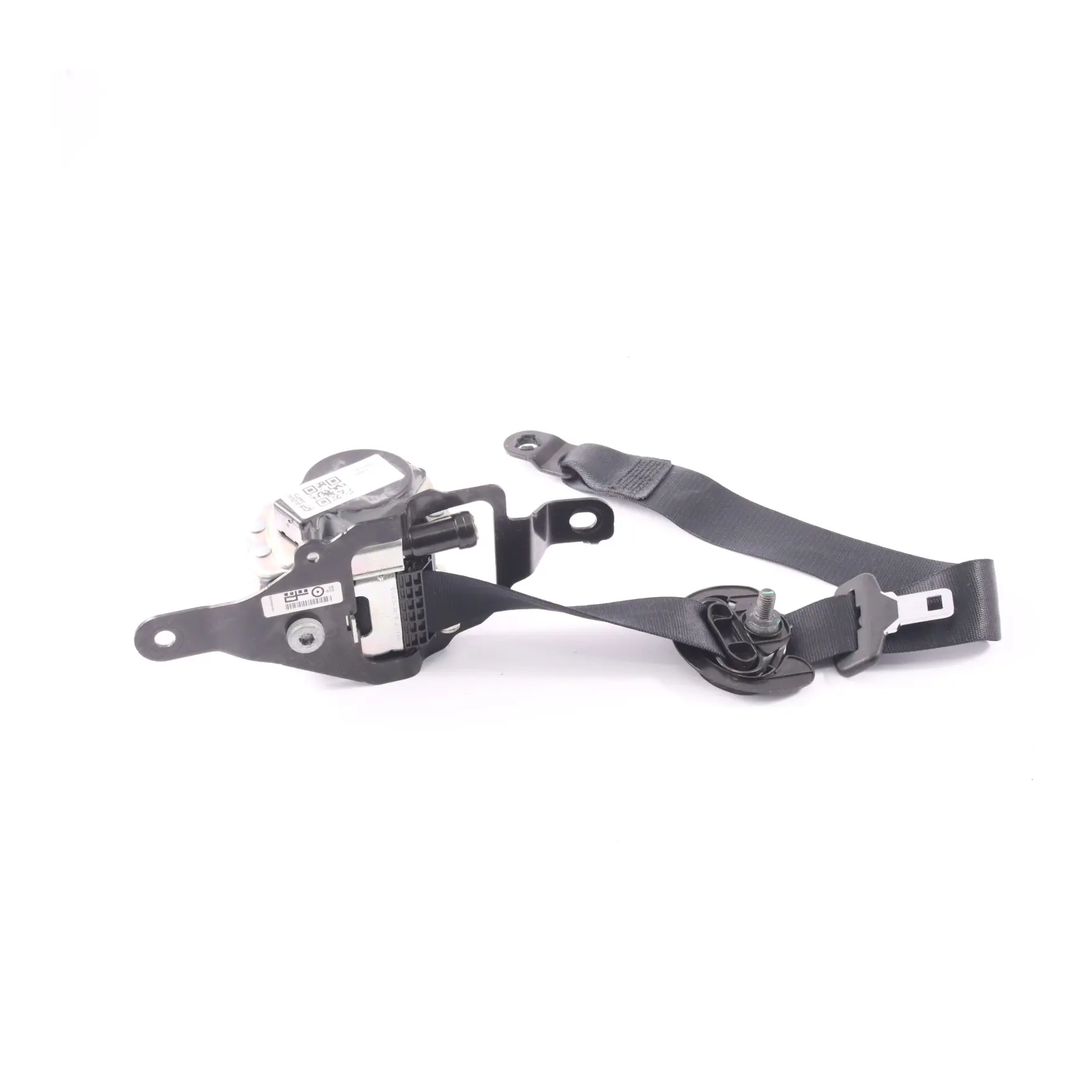 Cinturón seguridad BMW X5 F15 Asiento trasero izquierdo superior negro 7343641