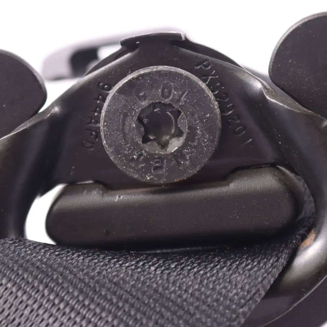 BMW X5 F15 Rear Seat Belt Left N/S Upper Safety Belt Black - SKU 7343641 - Part number 7343641