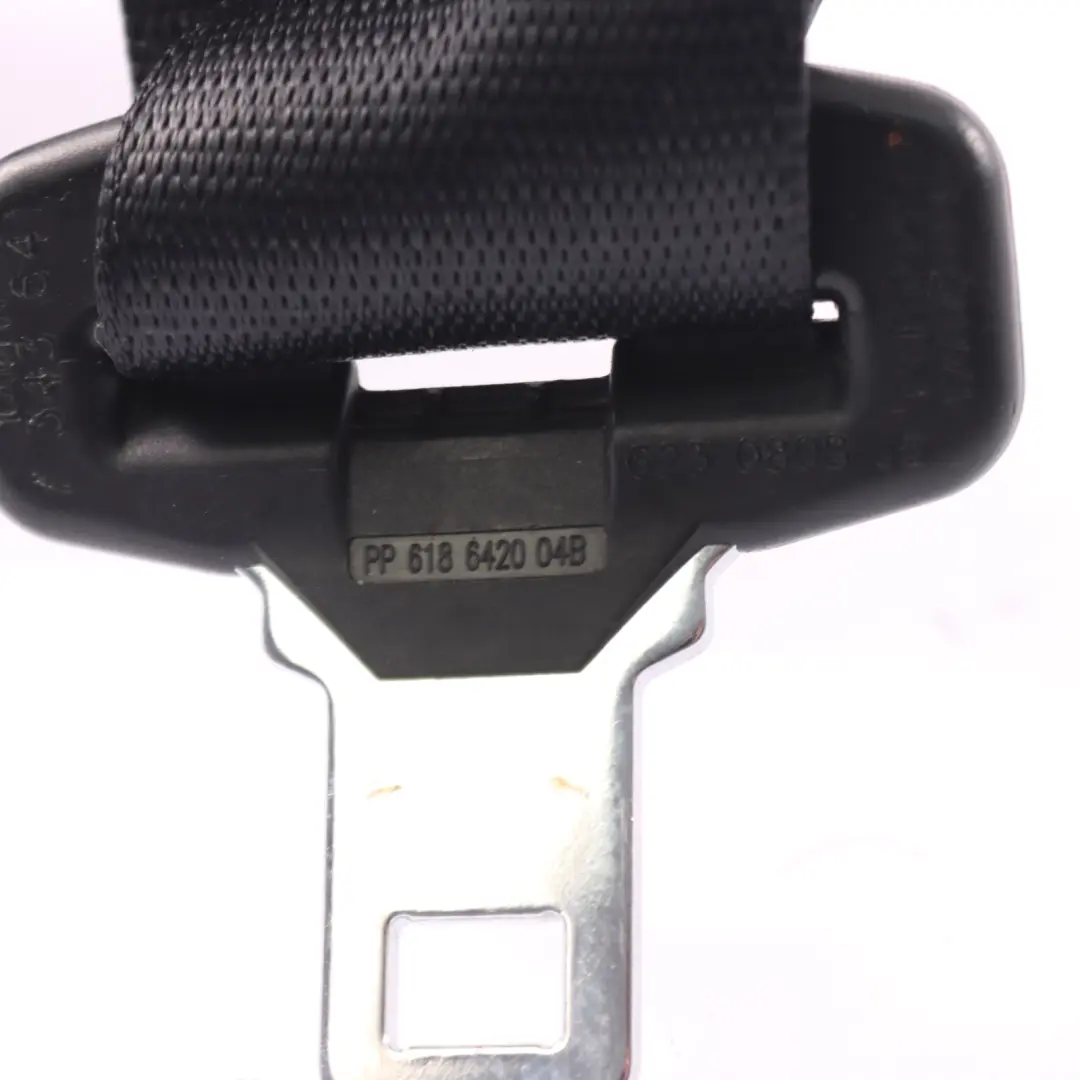 BMW X5 F15 Rear Seat Belt Left N/S Upper Safety Belt Black - SKU 7343641 - Part number 7343641