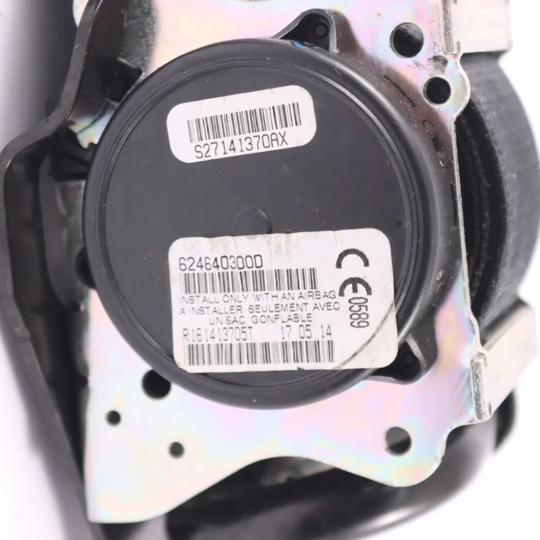  Ceinture de sécurité BMW X5 F15 Siège arrière gauche supérieur noir - SKU 7343641 - Numéro de pièce 7343641