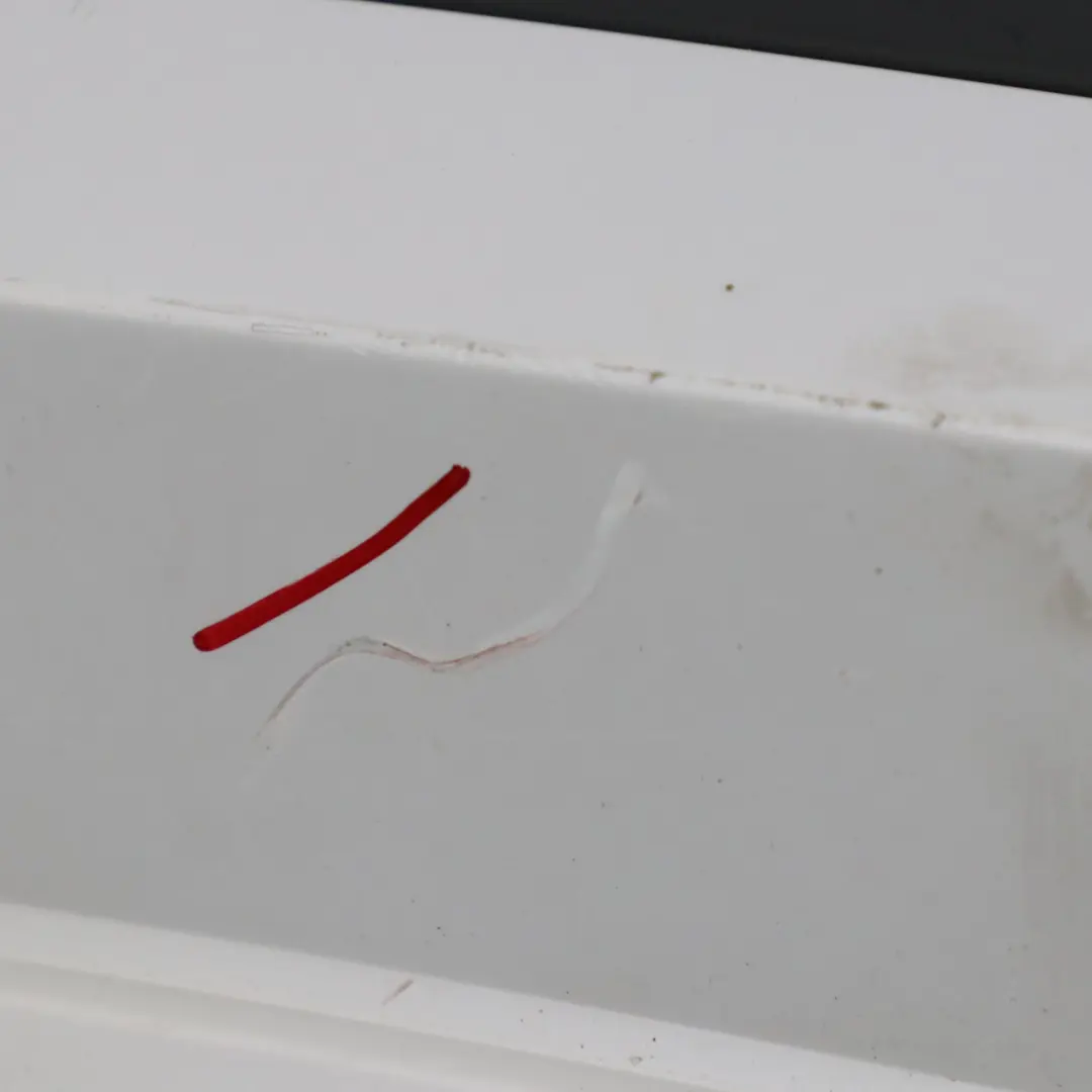 Bumper Complete Trim Panel PDC S Line Mineral White - A96 to BMW X1 E84 Rear with Part number 7345036 BMW X1 E84 Rear Bumper Complete Trim Panel PDC S Line Mineral White - A96 - SKU 7345036-MW - Part number 7345036