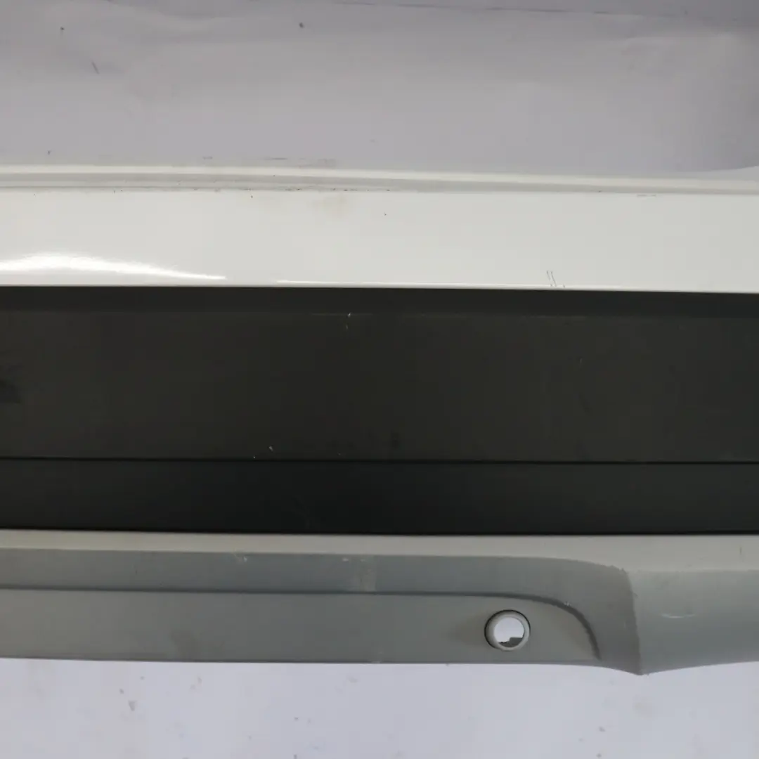 Bumper Complete Trim Panel PDC S Line Mineral White - A96 to BMW X1 E84 Rear with Part number 7345036 BMW X1 E84 Rear Bumper Complete Trim Panel PDC S Line Mineral White - A96 - SKU 7345036-MW - Part number 7345036