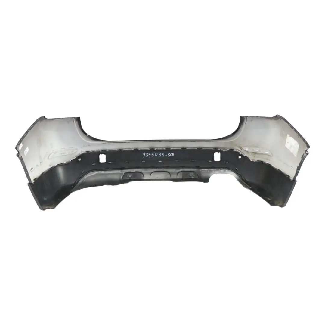  Bumper Rear BMW X1 E84 X Line Trim Panel PDC Schwarz 2 Black - 668 - SKU 7345036-SCH - Part number 7345036