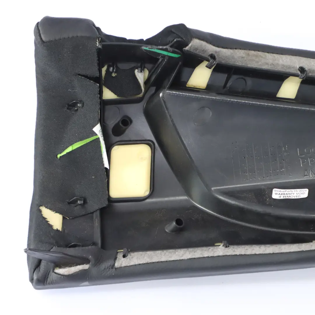 BMW X5 F15 Finition siège arrière droit banquette latérale cuir Dakota Noir - SKU 7358250 - Numéro de pièce 7358250