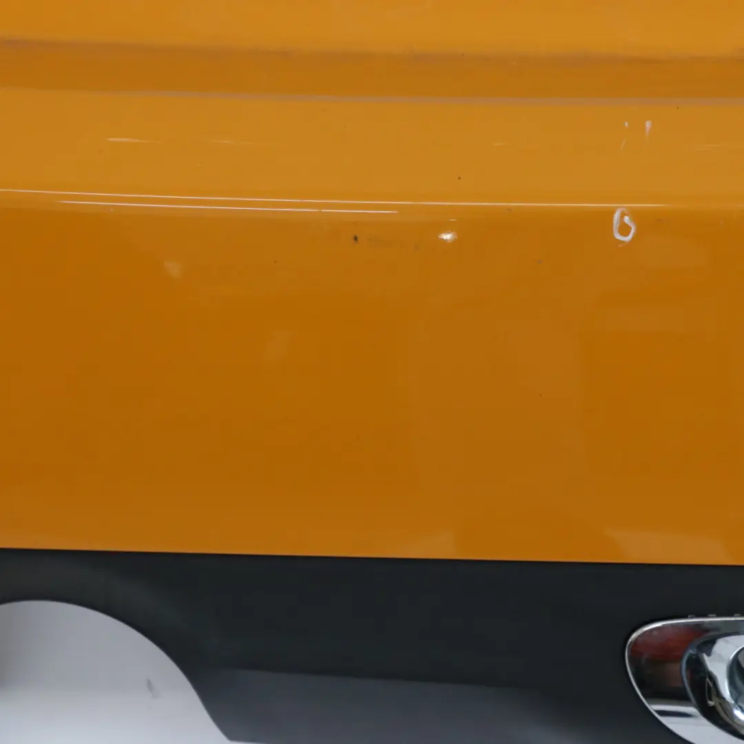Bumper Rear Trim Panel Volcanic Orange Metallic - B70 to Mini F56 F57 with Part number 7380009 Mini F56 F57 Bumper Rear Trim Panel Volcanic Orange Metallic - B70 - SKU 7380009-VOR - Part number 7380009