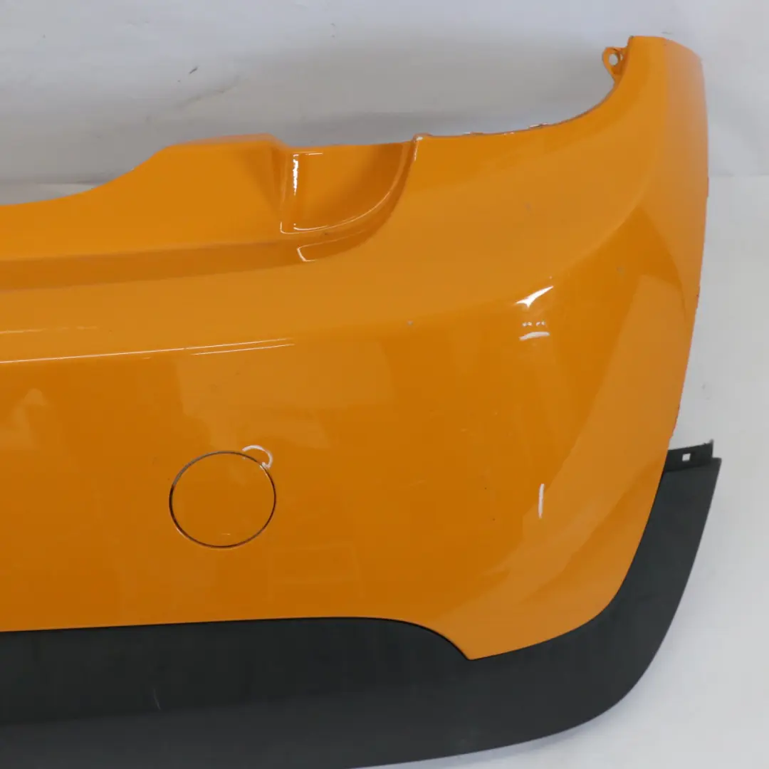 Bumper Rear Trim Panel Volcanic Orange Metallic - B70 to Mini F56 F57 with Part number 7380009 Mini F56 F57 Bumper Rear Trim Panel Volcanic Orange Metallic - B70 - SKU 7380009-VOR - Part number 7380009