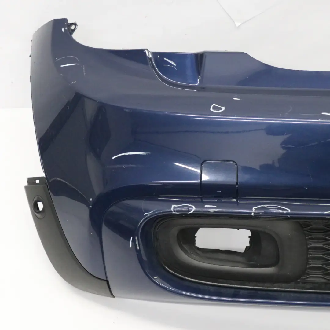Bumper Panel Deep Blue Metallic - B69 to Mini F56 F57 Cooper S Rear with Part number 7380020 Mini F56 F57 Cooper S Rear Bumper Panel Deep Blue Metallic - B69 - SKU 7380020-DEEP - Part number 7380020