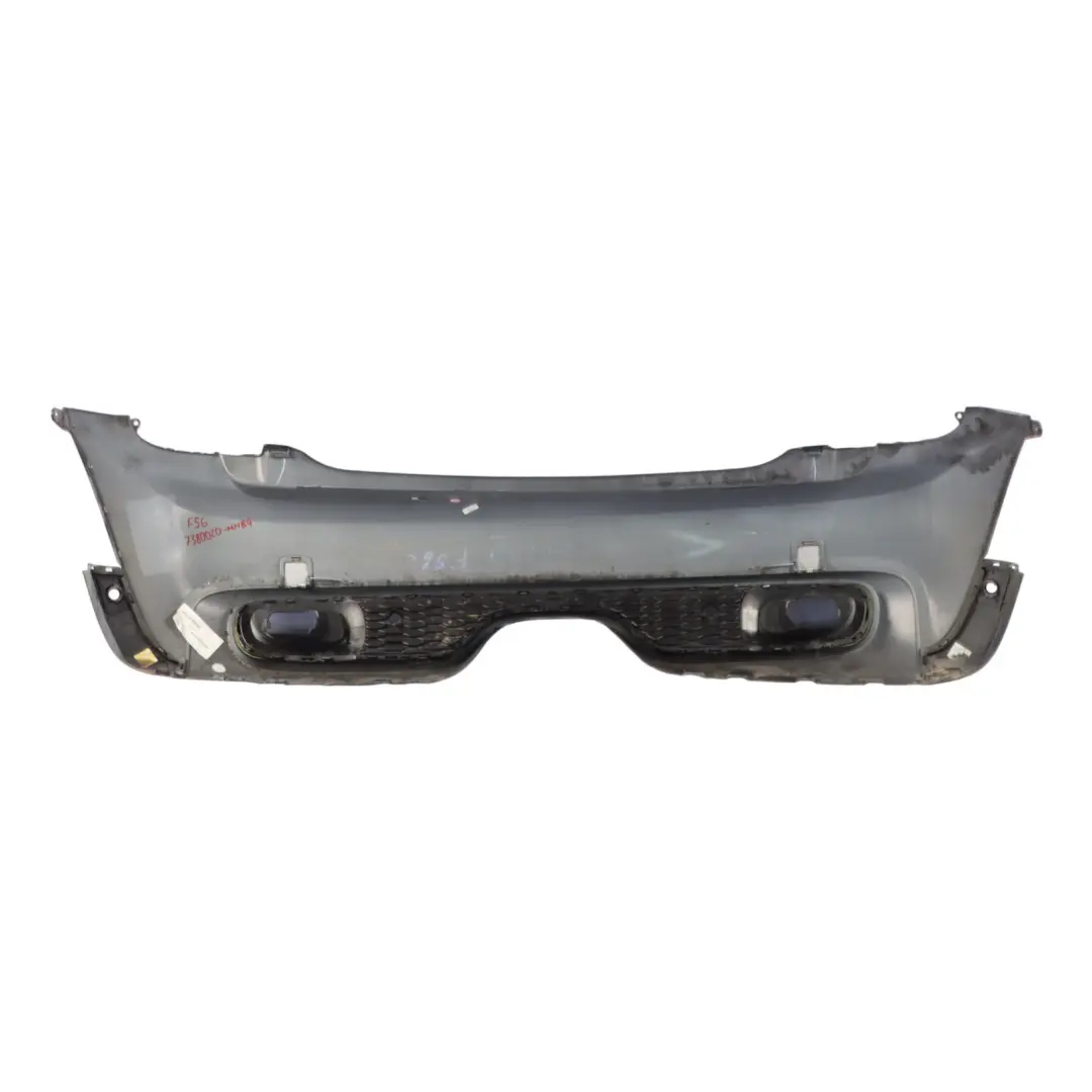 Mini F56 F57 Rear Bumper Cooper S Complete Panel Midnight Black Metallic - A94 - SKU 7380020-MNB4 - Part number 7380020