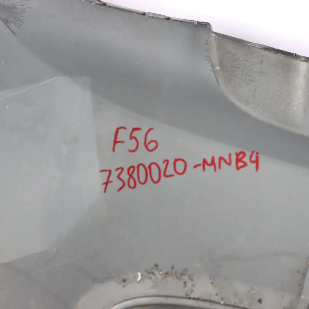 Bumper Cooper S Panel Midnight Black Metallic - A94 to Mini F56 F57 Rear with Part number 7380020 Mini F56 F57 Rear Bumper Cooper S Panel Midnight Black Metallic - A94 - SKU 7380020-MNB4 - Part number 7380020