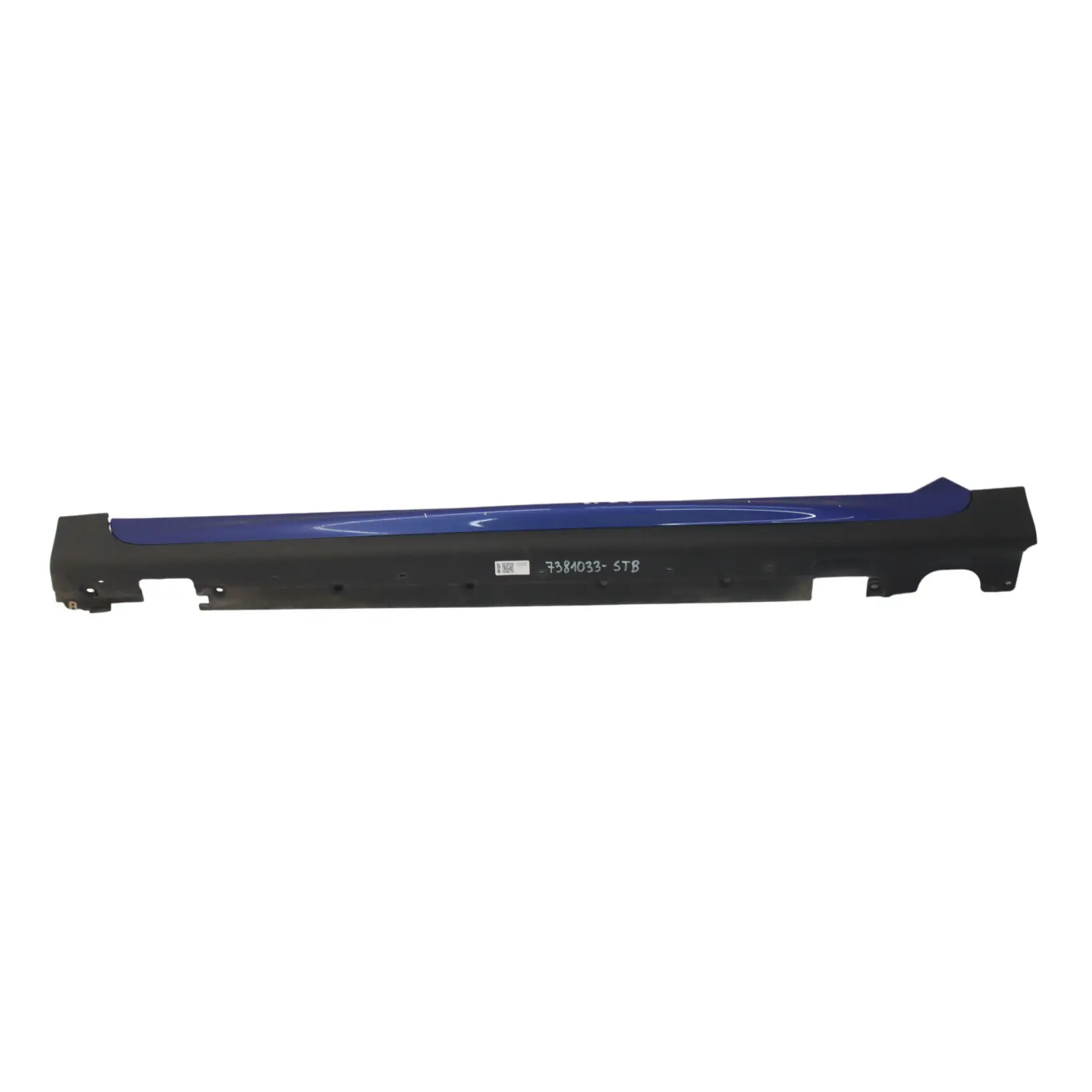Mini F55 faldón lateral izquierdo JCW Sill Cubierta Starlight Azul - B62