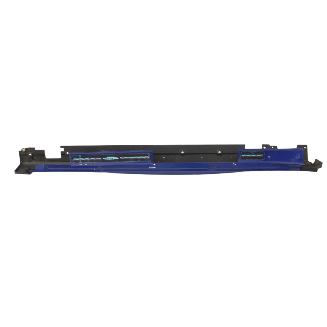 Mini F55 Side Skirt Left N/S JCW Sill Cover Rocker Panel Starlight Blue - B62 - SKU 7381033-STB - Part number 7381033