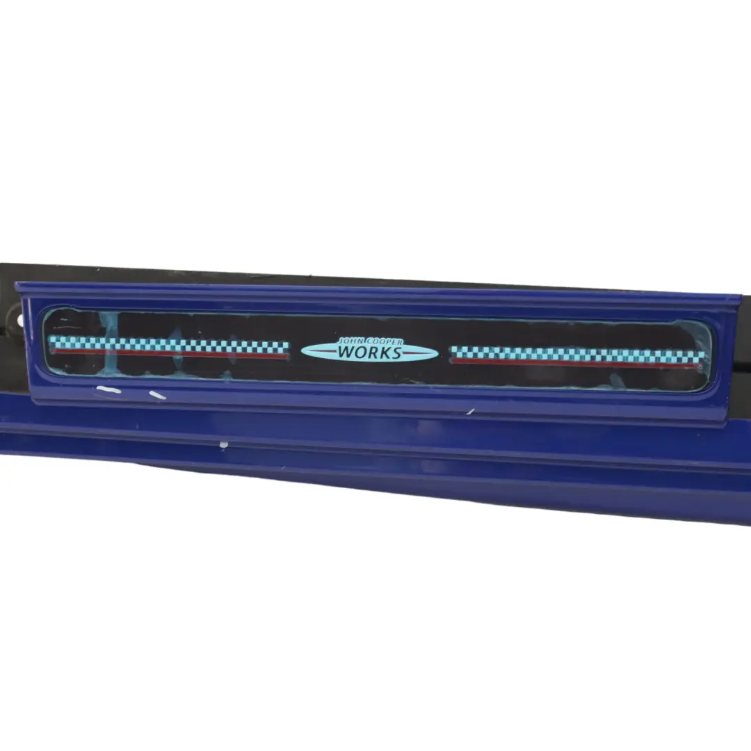 Mini F55 Side Skirt Left N/S JCW Sill Cover Rocker Panel Starlight Blue - B62 - SKU 7381033-STB - Part number 7381033