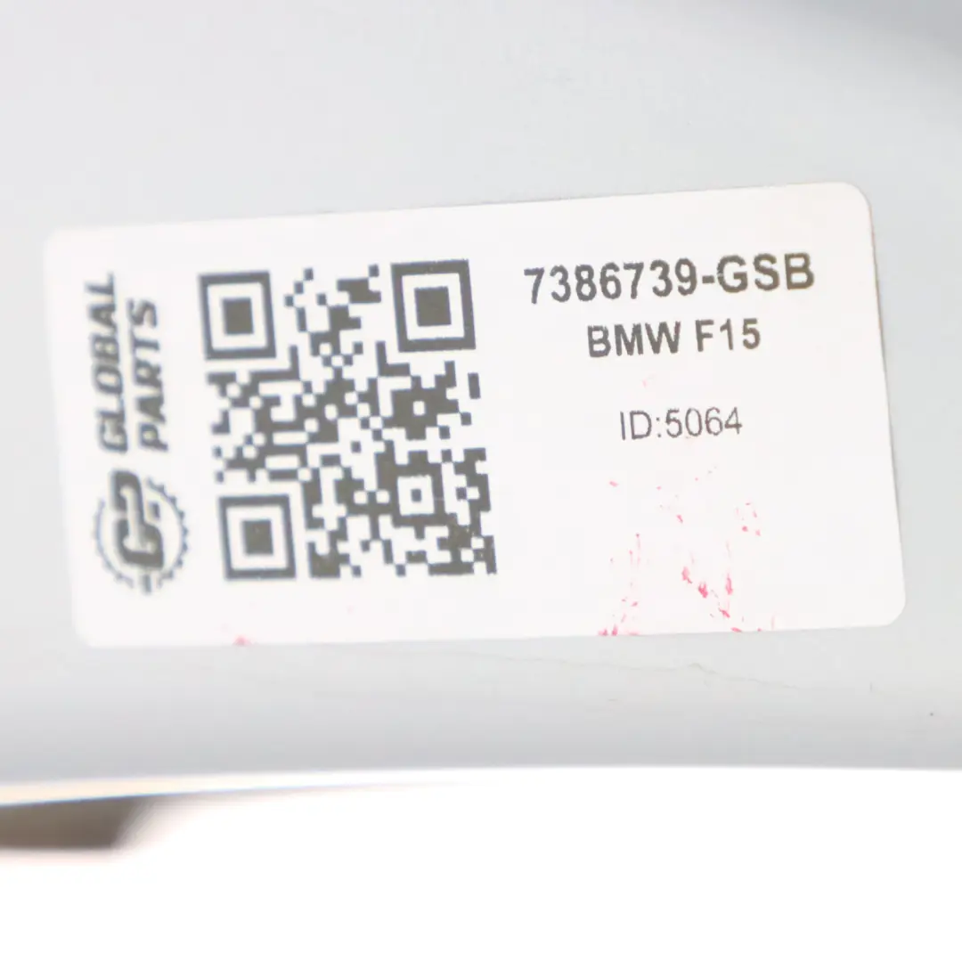 BMW X5 F15 Door Rear Left N/S Glacier Silver Metallic - A83 - SKU 7386739-GSB - Part number 7386739