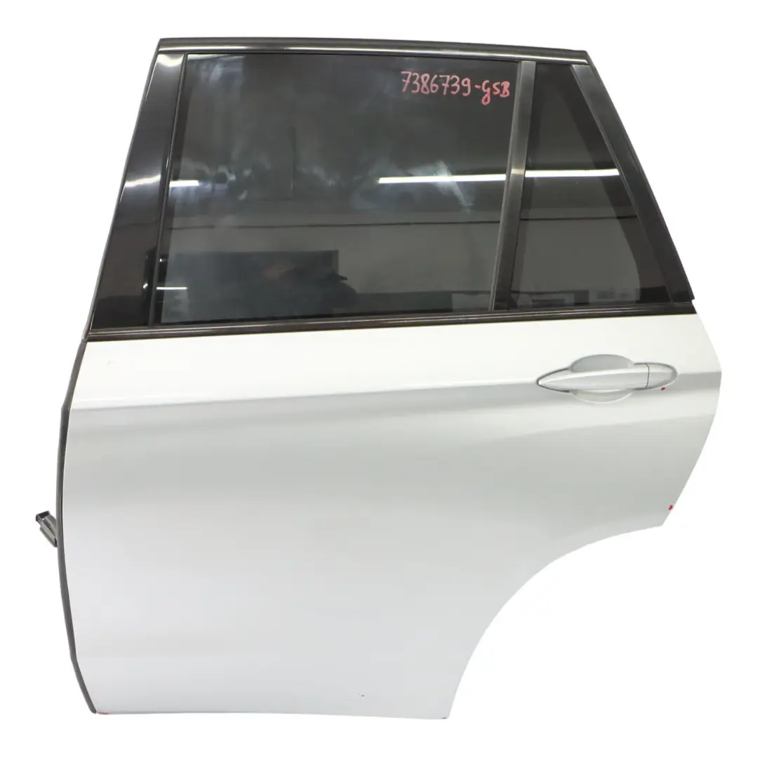 BMW X5 F15 Drzwi Lewe Tylne Glacier Silver Metallic - A83 - SKU 7386739-GSB - Numer Części 7386739