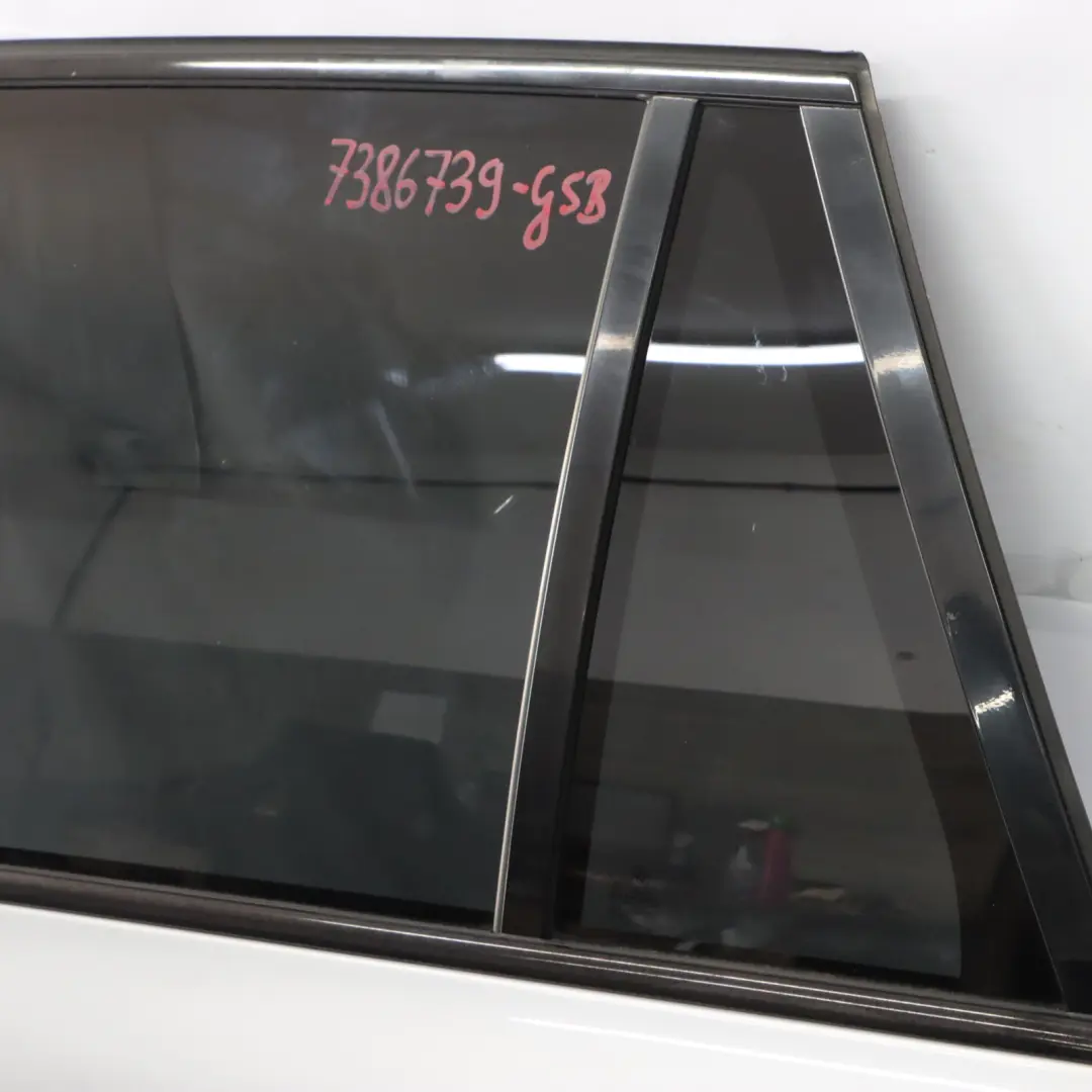 BMW X5 F15 Door Rear Left N/S Glacier Silver Metallic - A83 - SKU 7386739-GSB - Part number 7386739