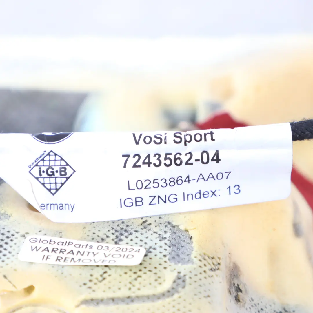 Front Seat Base BMW F30 F31 Cushion Cover Heated Right O/S Coral Red Leather to with Part number 8494893 Front Seat Base BMW F30 F31 Cushion Cover Heated Right O/S Coral Red Leather - SKU 8494893 - Part number 8494893