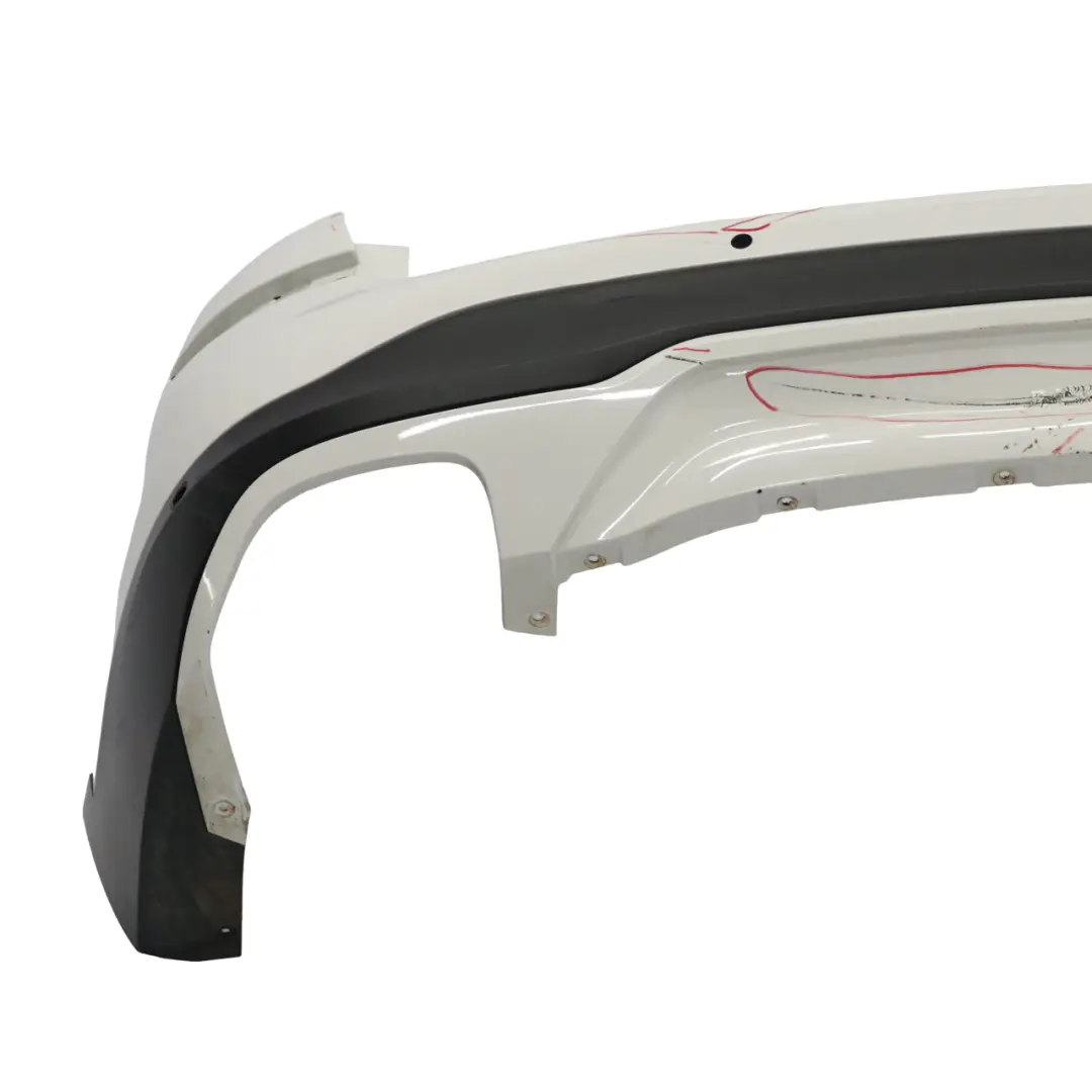 Bumper BMW X3 F25 Trim Panel Cover PDC Alpinweiss 3 Alpine White - 300 to Rear with Part number 7392992 Rear Bumper BMW X3 F25 Trim Panel Cover PDC Alpinweiss 3 Alpine White - 300 - SKU 7392992-AW1 - Part number 7392992