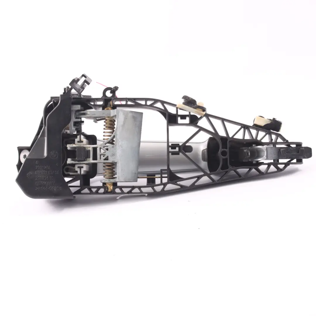 Maniglia BMW F15 F45 F48 anteriore posteriore destra Argento Ghiacciato A83 per con numero di parte 7396306 Maniglia BMW F15 F45 F48 anteriore posteriore destra Argento Ghiacciato A83 - SKU 7396306-GSB - Numero di parte 7396306