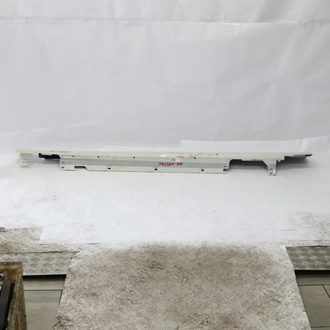 Side Skirt BMW F46 Sill Strip Covering Left N/S Mineralweiss Mineral White - A96 to with Part number 7403805 Side Skirt BMW F46 Sill Strip Covering Left N/S Mineralweiss Mineral White - A96 - SKU 7403805-MW - Part number 7403805